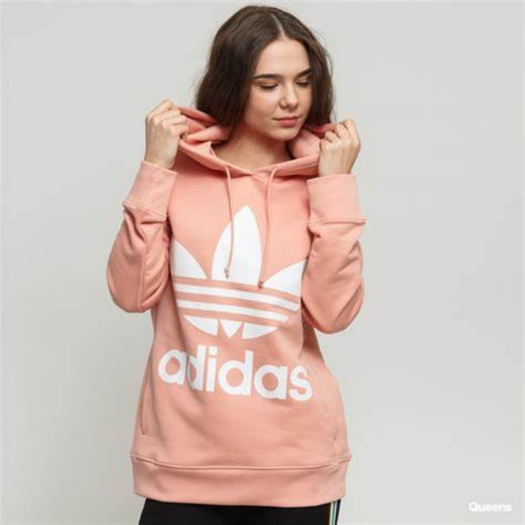 adidas dusty pink hoodie